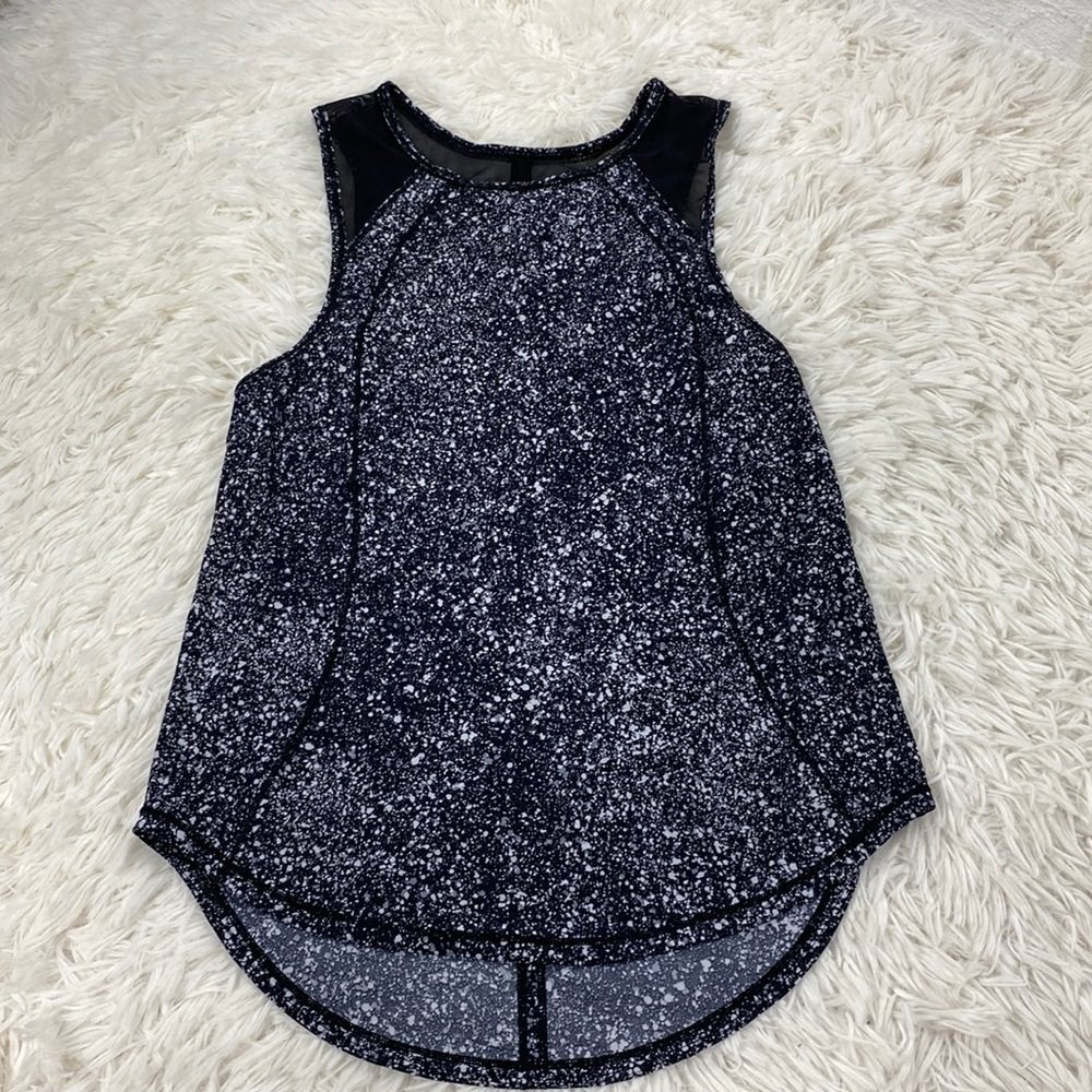Lululemon Sculpt Tank Splatter Print
